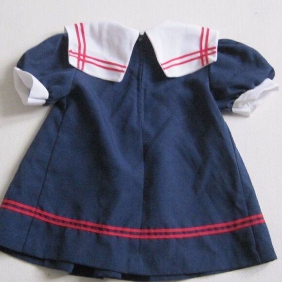 FASHION KIDS Girls Dress 4 Sailor Nautical Vintage - Picture 2 of 7